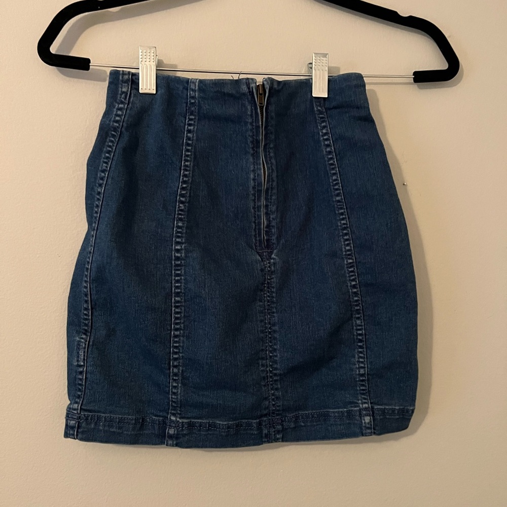 Free People Denim Skirt